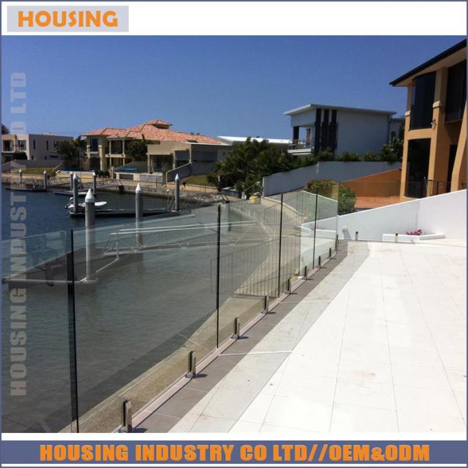316 stainless steel glass spigot railing design(20D)