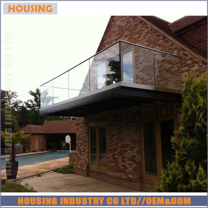 Railing balustrde with aluminum u channel base shoe(AU4)